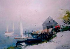 Charles C GruppÃ© at Art League Gallery
