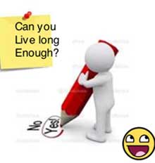 Note to Self: Must Live Longer