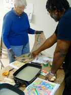 Framing & Blasting at ARTworks