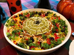 celebrate spider web dip