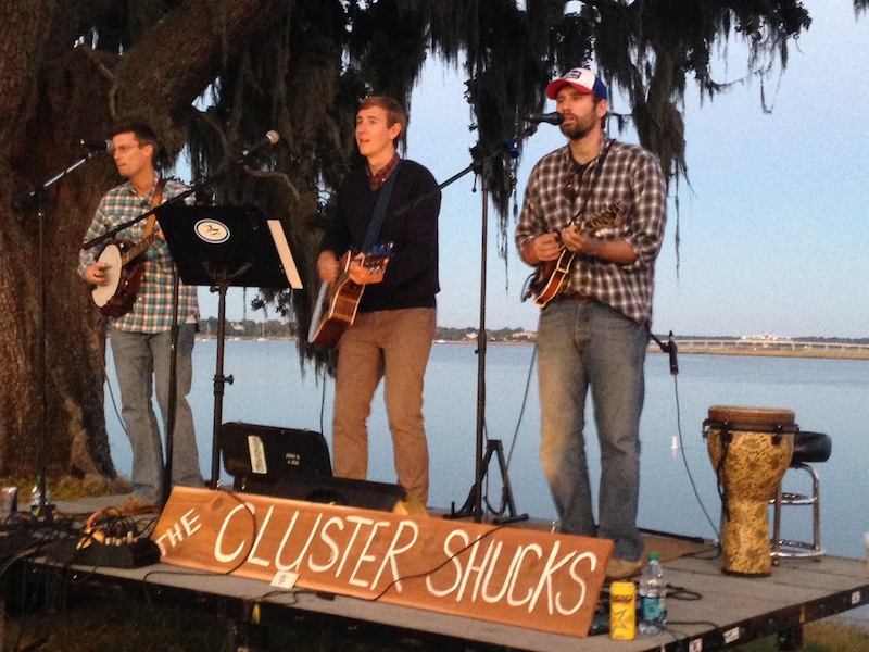 Listen on the Lawn to the Cluster Shucks