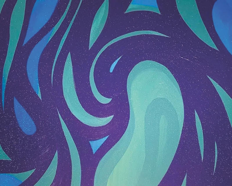 Teenage Artist Showcases Abstract View