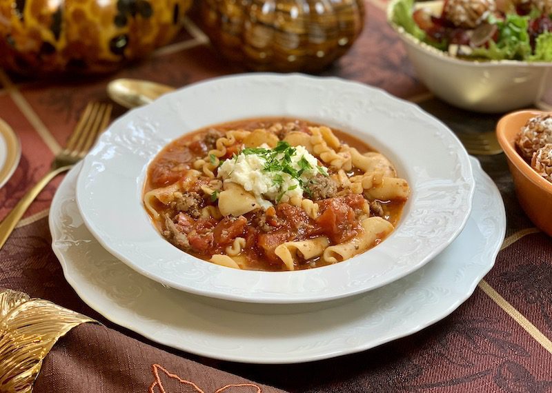 Life Saving Lasagna Soup